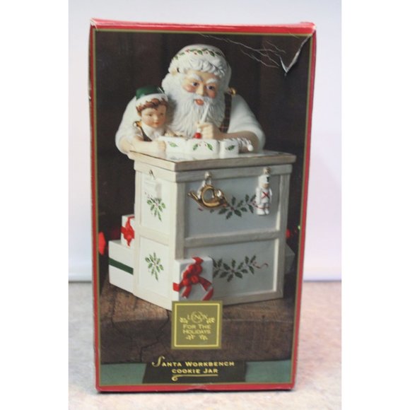 Cookie Jar - Santa's Workbench by Lenox - Picture 9 of 10